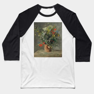 Flowers in a Vase by Renoir Baseball T-Shirt